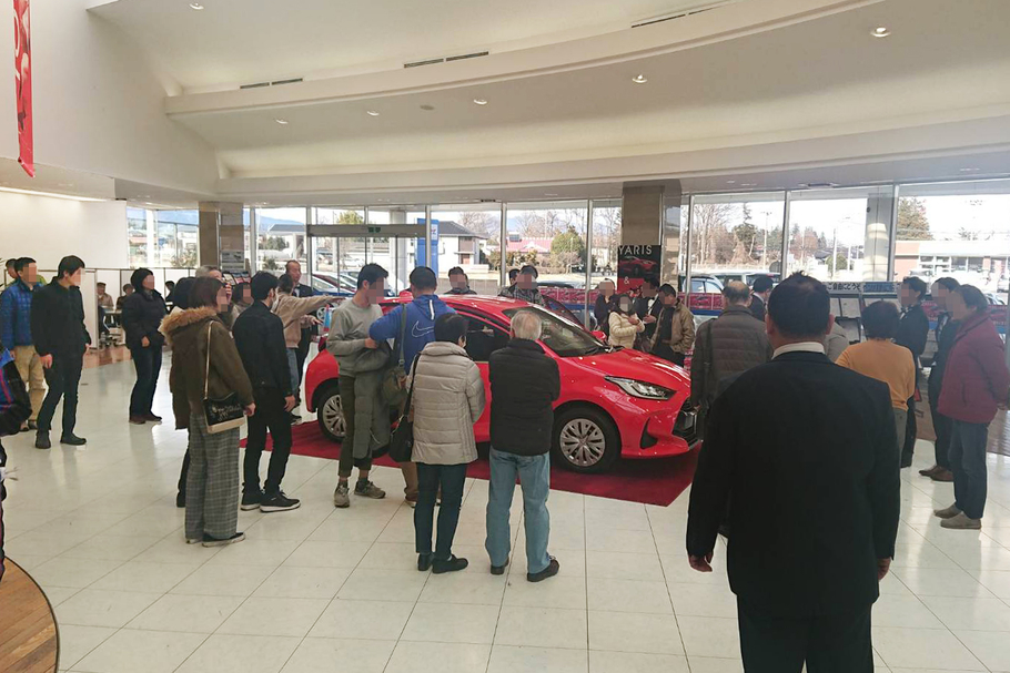 ヤリスプロトタイプ展示会