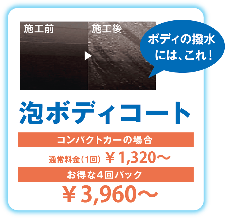 泡ボディコート